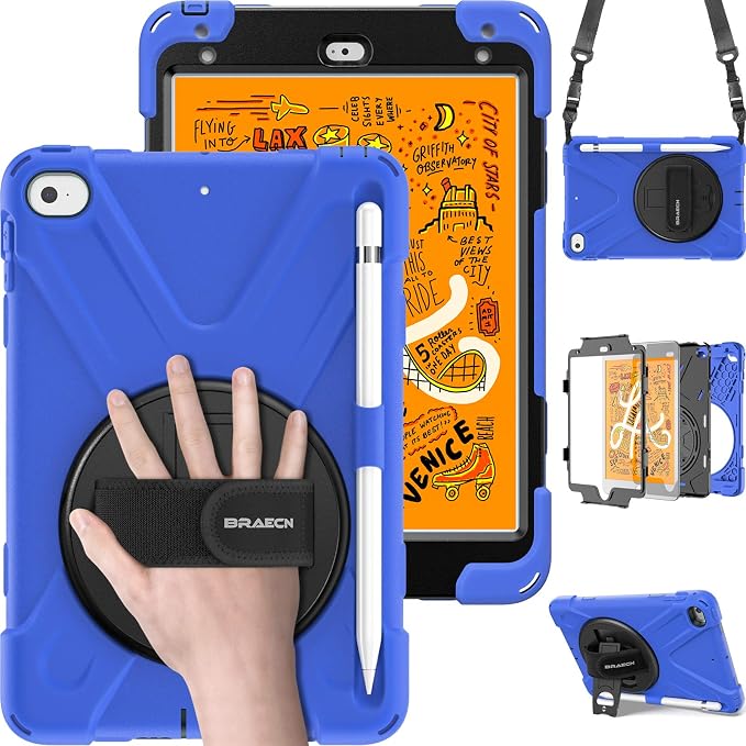 BRAECN iPad mini 5 Case, iPad mini 4 Case, Heavy Duty Shockproof Protective by BRAECN