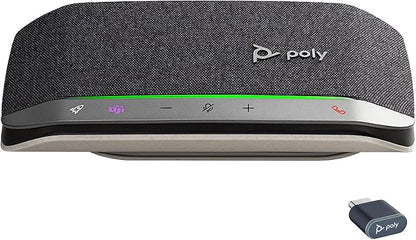 Poly Sync 20+ Personal Portable Bluetooth Speakerphone – Noise/Echo Reduction – by Poly