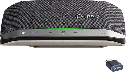 Poly Sync 20+ Personal Portable Bluetooth Speakerphone – Noise/Echo Reduction – by Poly