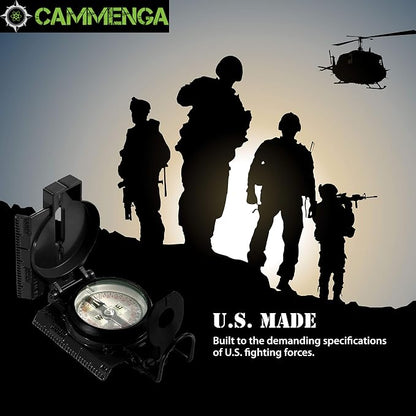 Cammenga Official US Military Tritium Lensatic Compass, Accurate Waterproof - Image 5