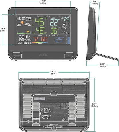 La Crosse Technology Professional Smart Wi-Fi Weather Station - Image 3