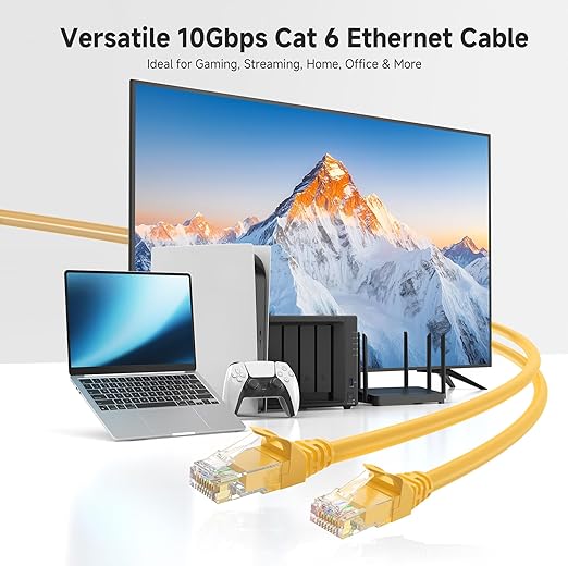 Cable Matters 10Gbps Snagless Cat 6 Ethernet Cable - 50ft - Image 2