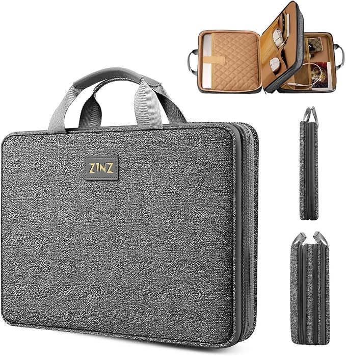 ZINZ Slim Expandable Laptop Case 15.6 Inch Sleeve Upgraded Protective Durable by ZINZ
