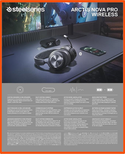 SteelSeries Arctis Nova Pro Wireless Multi-System Gaming Headset - Image 11