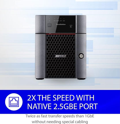 BUFFALO TeraStation Essentials 4-Bay Value-Focused Desktop NAS 24TB - Image 5