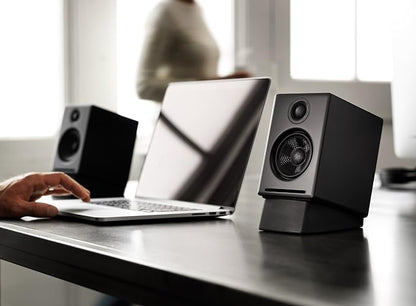 Audioengine A2+ Desktop 24 Bit Wireless Bluetooth Desktop Speakers - 60W - Image 10