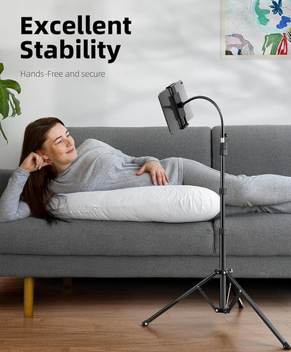 Weilisi Heavy Duty Tablet Tripod Stand 82” Tall, Floor Stand - Image 2