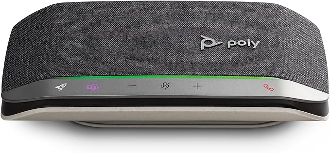 Poly Sync 20 USB-C Personal Portable Smart Speakerphone – Long Battery Life – by Poly