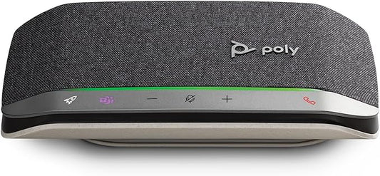 Poly Sync 20 USB-C Personal Portable Smart Speakerphone – Long Battery Life – by Poly