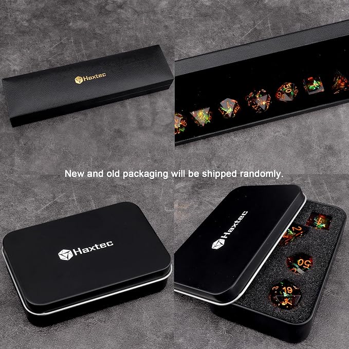 Haxtec Galaxy DND Dice Set Sharp Edge Dice - Image 5