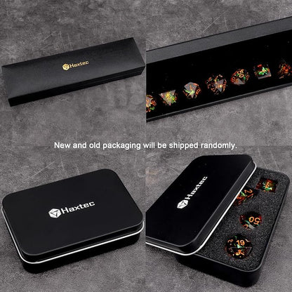 Haxtec Galaxy DND Dice Set Sharp Edge Dice - Image 5