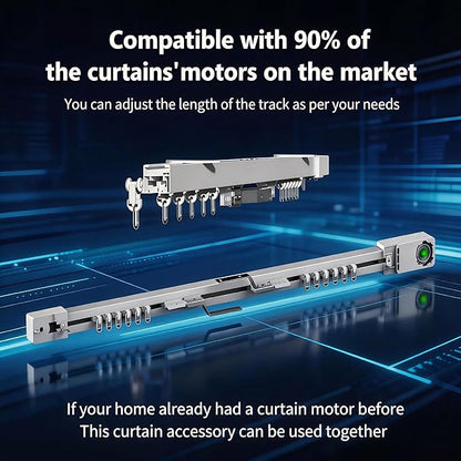 Smart Curtains, Universal Electric Curtain Accessories Installation Kit - Image 5