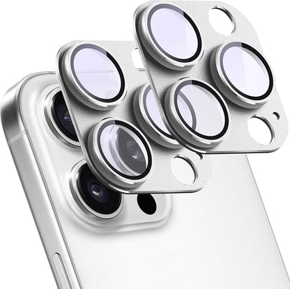 2 Pack Camera Lens Protector for iPhone 16 Pro/iPhone 16 Pro Max, AR Tempered by SHANG+PIN+JIA