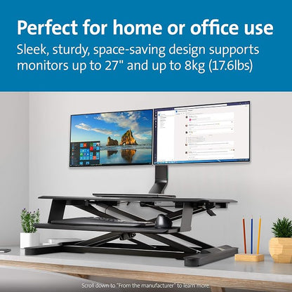 Kensington Dual Monitor Mount for Desk, C-clamp Vesa Monitor Stand Fits 2 - Image 7
