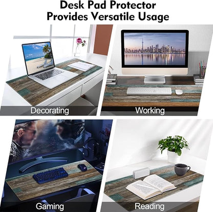 Galdas Gaming Mouse Pad Vintage Wood Grain Pattern XXL XL Large Mouse Pad Mat - Image 8
