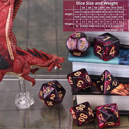 DND Dice Sets 30 x 7 Polyhedral RPG Dice - Image 4