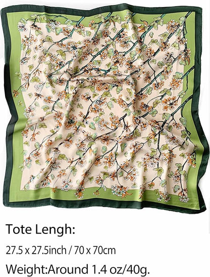 Silky Scarf for Women Lightweight Satin Bandanas Neck Hair Wrap For Sleeping - Image 2