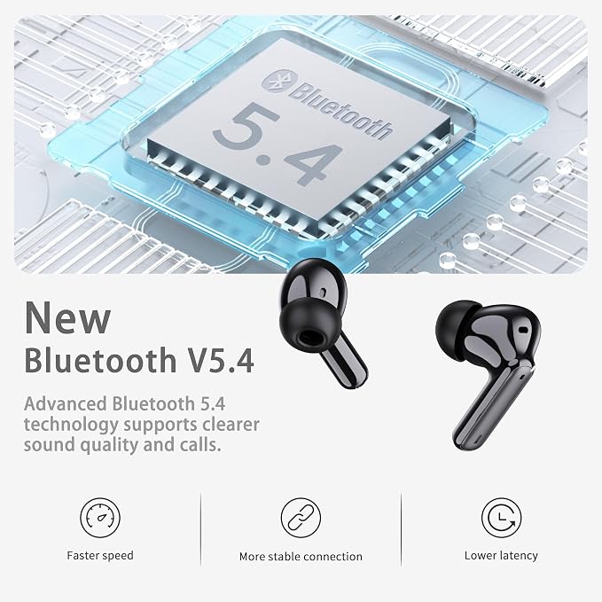 Wireless Earbuds, New Wireless Earphones HiFi Stereo Deep Bass 40H Playtime - Image 2