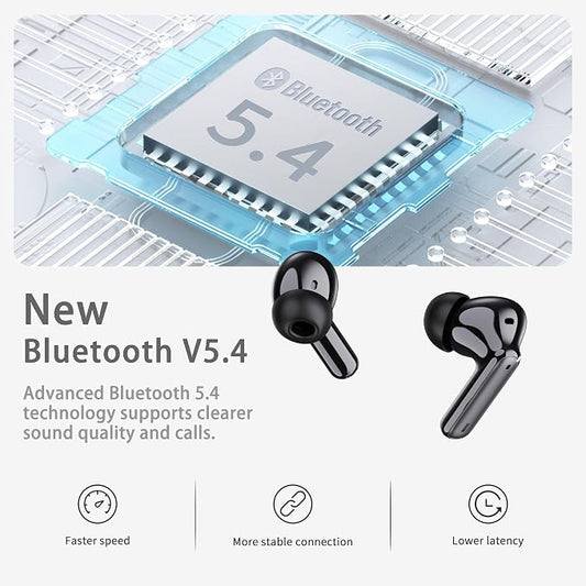 Wireless Earbuds, New Wireless Earphones HiFi Stereo Deep Bass 40H Playtime - Image 2