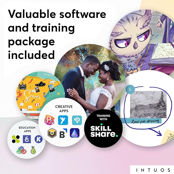 Wacom Intuos Small Graphics Drawing Tablet, includes Training & Software; 4 - Image 6