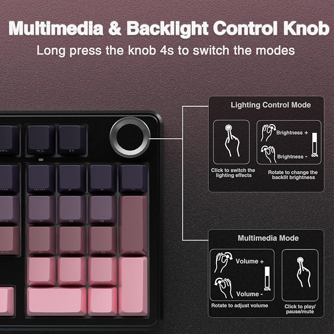 AULA F99 Pro Wireless Mechanical Keyboard - Image 7