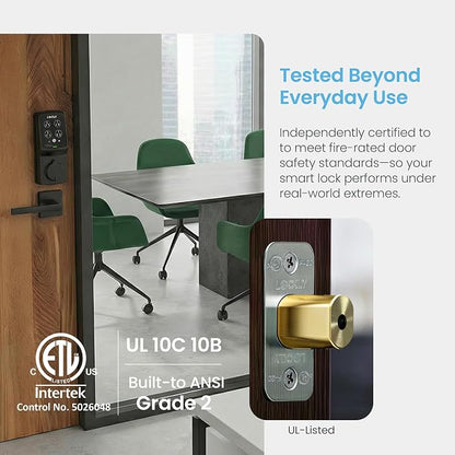 Lockly Guard Secure Pro Deadbolt PGD728WPU Commercial Smart Lock – UL10B/10C - Image 3