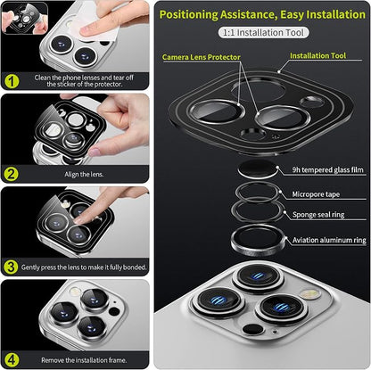 WSKEN for iPhone 14 Pro/iPhone 14 Pro Max Camera Lens Protector, HD Tempered - Image 2