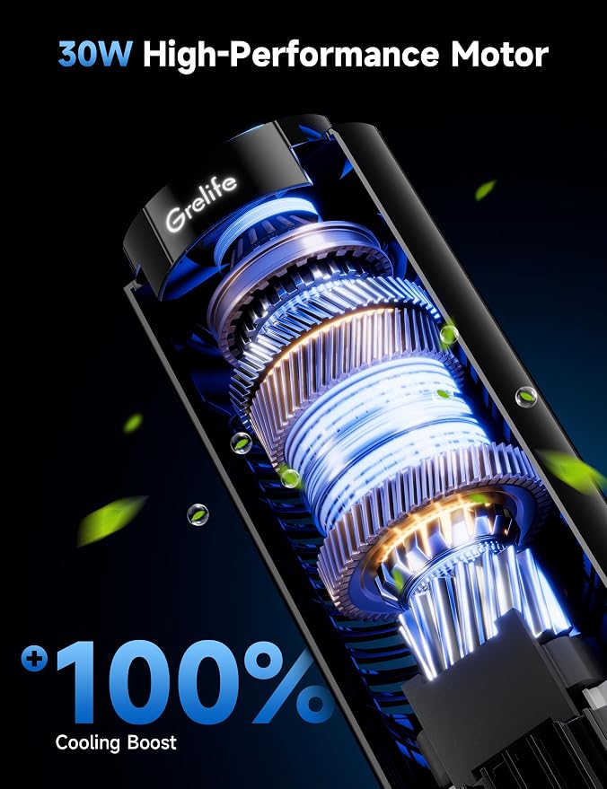Grelife Tower Fan, Mechanical Controls, 3 Speed Settings, 90° Oscillation - Image 2