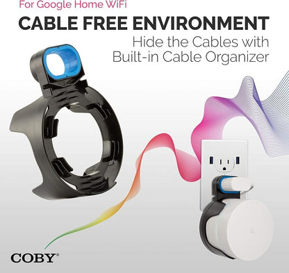 Coby WiFi Wall-Mount Holder, Wall-Outlet Router Mount - Image 4