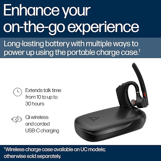 POLY Voyager Legend 50 UC Bluetooth Headset - Image 9