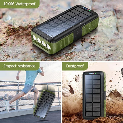Solar Charger Power Bank 63200mAh, Portable Charger - Image 6