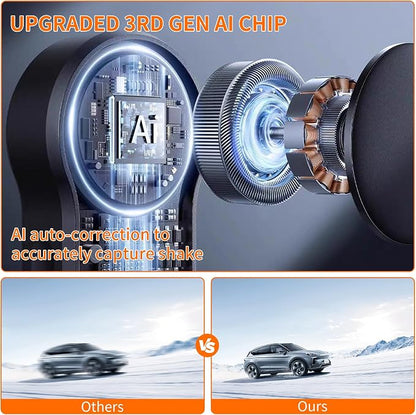 71" Tripod for iPhone with Light, Auto Face Tracking Selfie Stick Tripod - Image 4