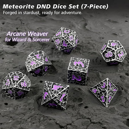 PJOY Metal Dice Set D&D for Dungeons and Dragons Dice - Image 3