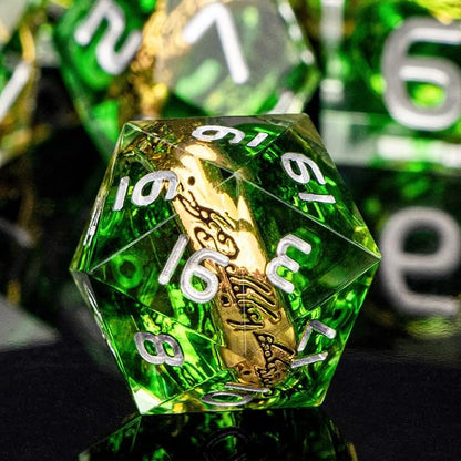Magic Golden Ring DND Dice Set - Image 3