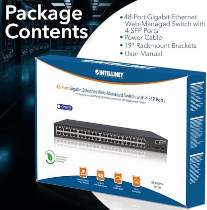 Intellinet 48 Port Web Managed Gigabit Ethernet Switch - Image 7