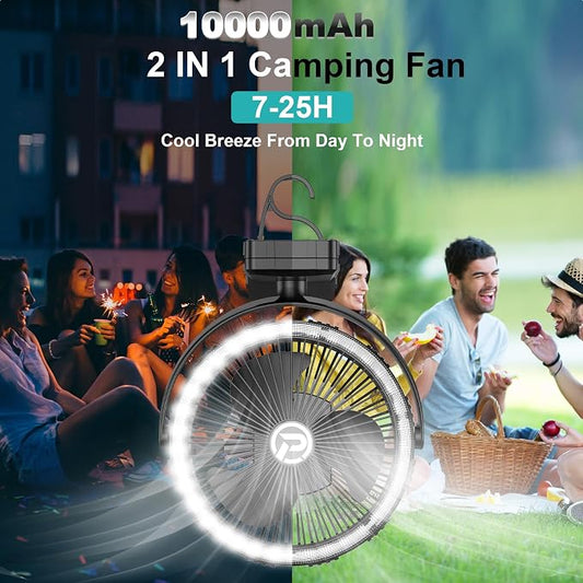 8-Inch Portable Camping Fan - Image 2