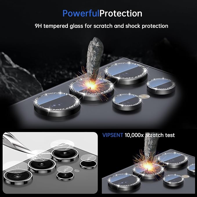 For Samsung Galaxy S25 Ultra Camera Lens Protector, Individual Lens Protector - Image 2