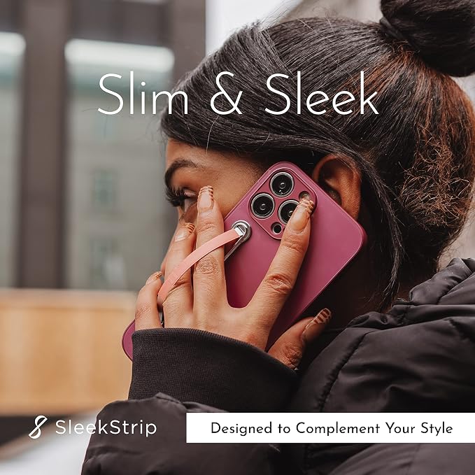 SleekGrip Premium, Swappable Phone Stand & Grip- Ultra Thin Convertible Grip - Image 2