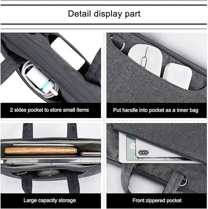 Voova Laptop Bag 13 14 Inch, Waterproof Computer Sleeve Carrying Case - Image 5