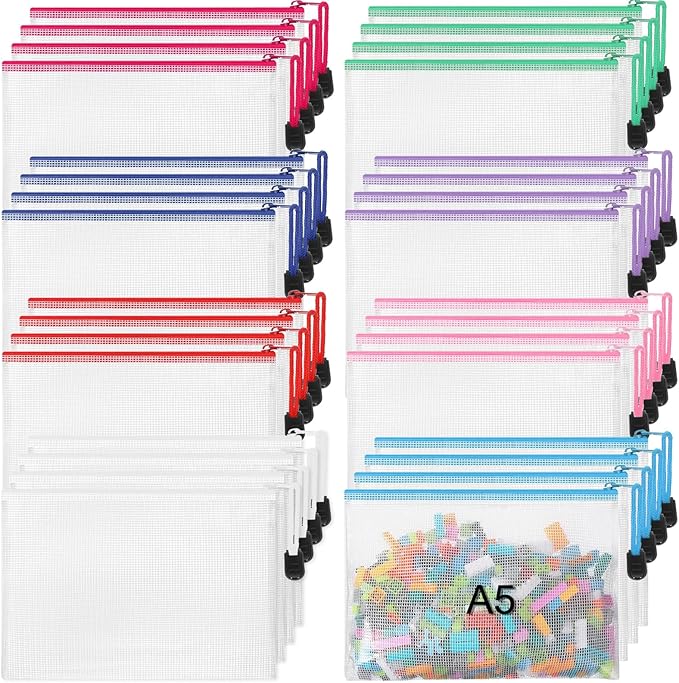 Jetec 32 Pcs Mesh Zipper Bags Toy Storage Bikini Organizer Bag Bolsas Para by Jetec