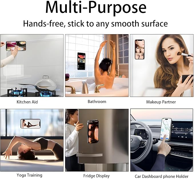 Silicone Double-Sided Suction Cup Phone Case Detachable Mount, Fidget Sticky - Image 3