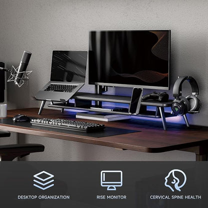 Fenge Dual Monitor Stand, Monitor Riser - Image 2