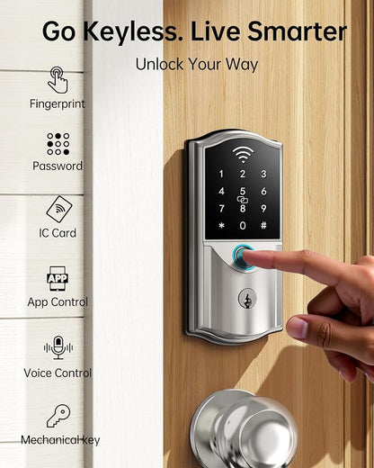 Built-in WiFi Smart Lock with 2 Knobs - Image 4