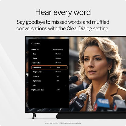 VIZIO 5.1 Soundbar SE, Wireless Subwoofer, Surround Sound w/Dolby Atmos & DTS:X - Image 8