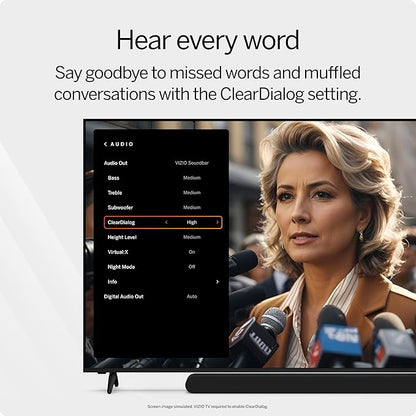 VIZIO 2.0 Soundbar w/Dolby Atmos & DTS:X, QuickFit™ Compatible – SV200M-08 - Image 10