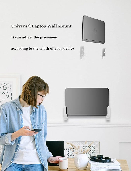 Laptop & WiFi Router Wall Mount Holder - Image 2