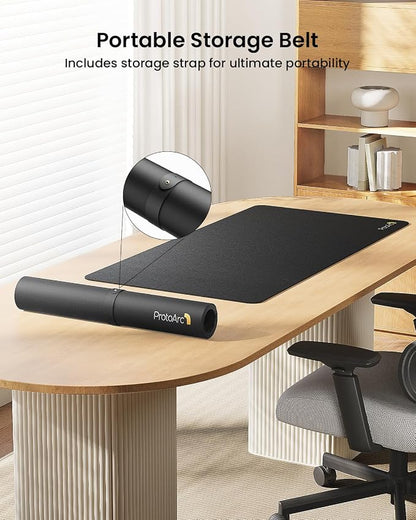 ProtoArc Leather Desk Mat, Large Mouse Pad- 31.5×15.8 inch, Non-Slip PU Leather - Image 7