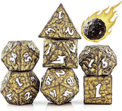 PJOY Metal D&D Dice Set for Dungeons and Dragons Dice by PJOYDice