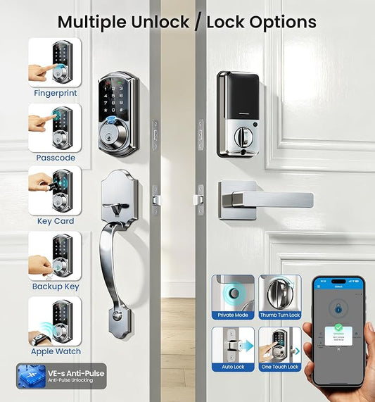 Veise VE07-H Fingerprint Smart Locks - Image 2
