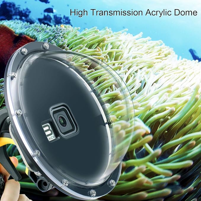 Dome Port for GoPro Hero 8 Black, Dome Port Lens - Image 2